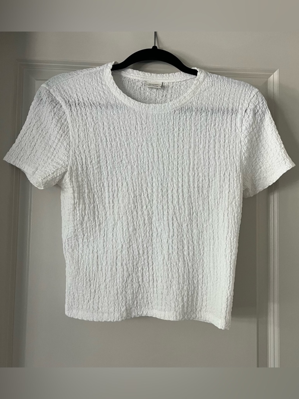 Abercrombie & Fitch White Short Sleeve Tee